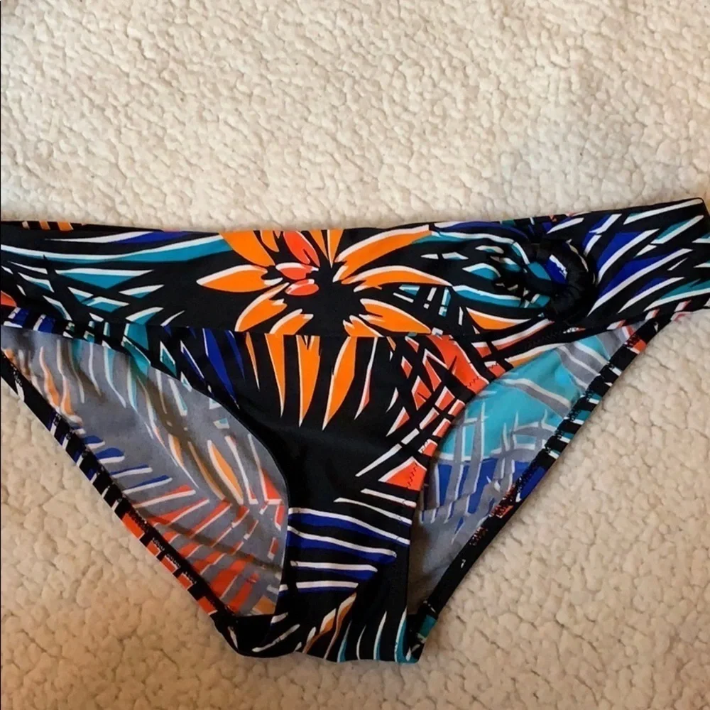 Figleaves tropical print bikini / 2 piece swimsuit Top-Size 32C Bottoms Size 12